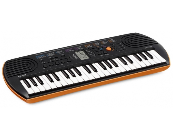 CASIO SA76 TASTIERA PORTATILE 44 TASTI MINI SCUOLE MEDIE PIANOLA POLIFONICA 100 TONI 50 ACCOMPAGNAMENTI 10 BRANI
