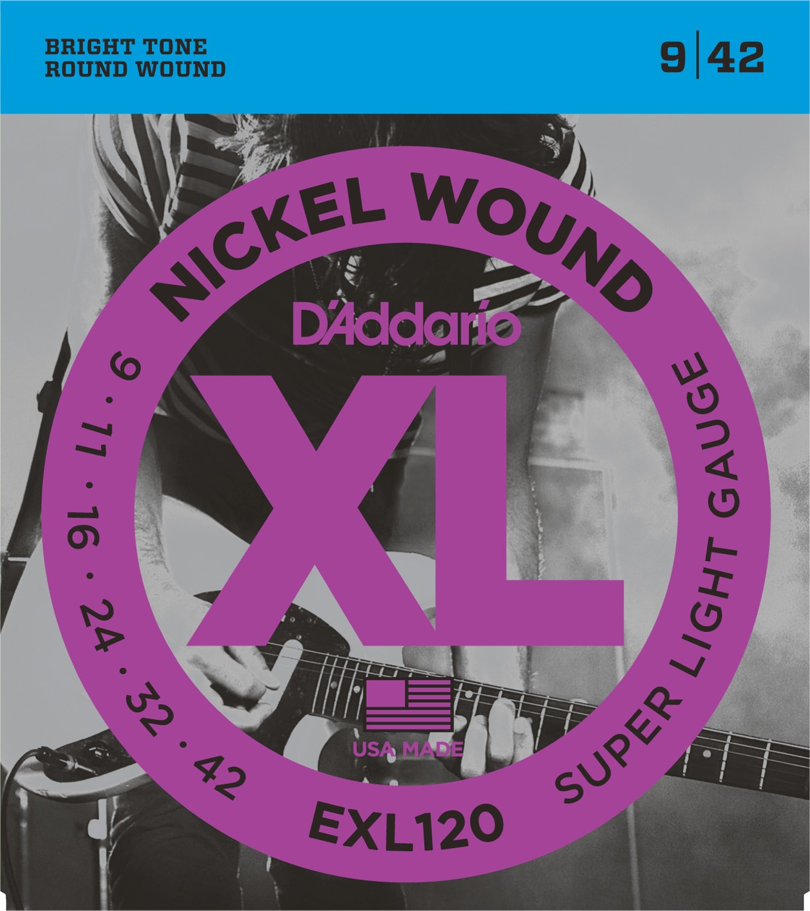 D'ADDARIO EXL120 009-042