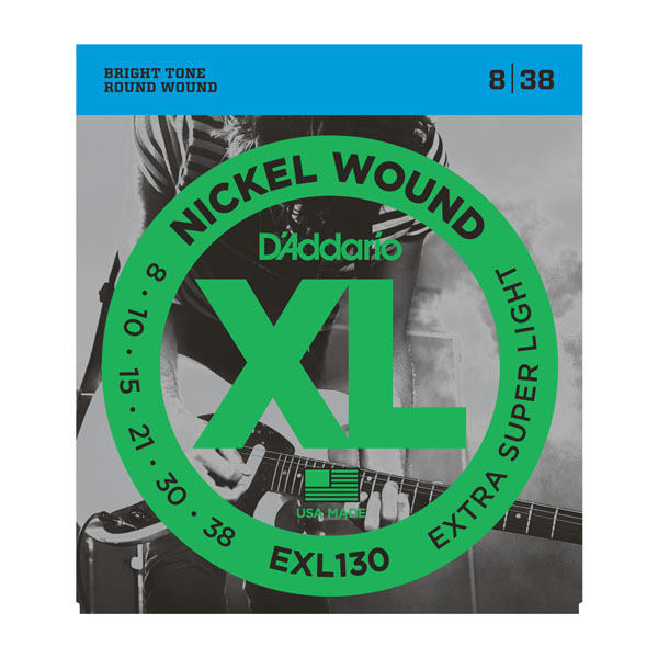 D'ADDARIO EXL130 CORDE CHITARRA ELETTRICA SCALATURA 08-038