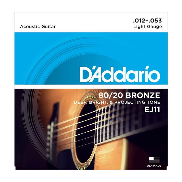 D'ADDARIO EJ11 CORDE CHITARRA ACUSTICA 12-53
