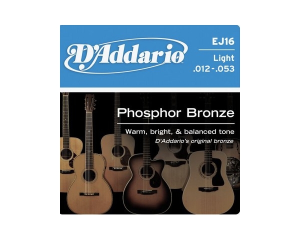 D'ADDARIO EJ16 CORDE PER CHITARRA ACUSTICA 12-53