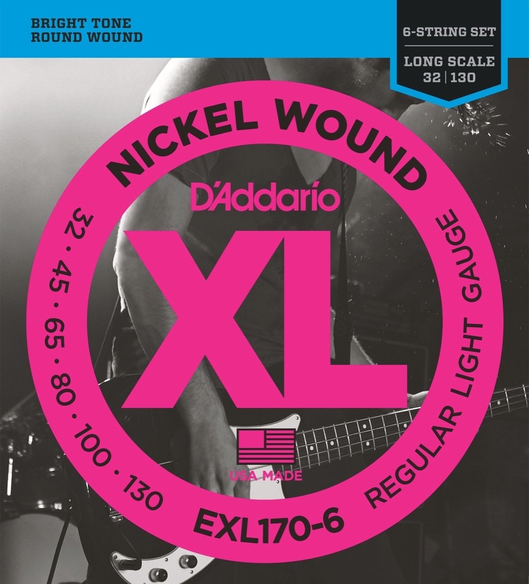 D'ADDARIO D' ADDARIO EXL170-6 BASSO 6 CORDE 32-130