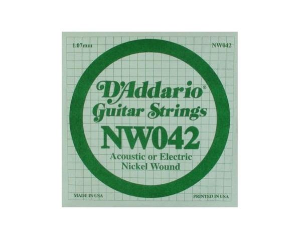 D'ADDARIO NW042 CORDA SINGOLA PER CHITARRA ACUSTICA/ELETTRICA