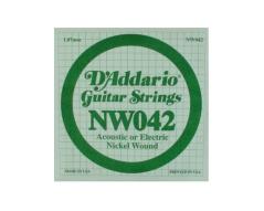 D'ADDARIO NW042 CORDA SINGOLA PER CHITARRA ACUSTICA/ELETTRICA