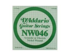 D'ADDARIO NW046 CORDA SINGOLA PER CHITARRA ACUSTICA/ELETTRICA