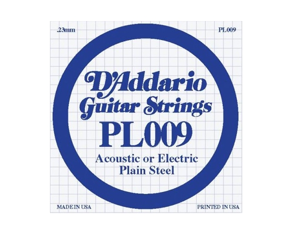 D'ADDARIO PL009 CORDA SINGOLA PER CHITARRA ACUSTICA/ELETTRICA