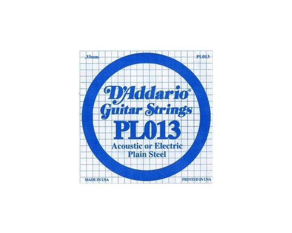 D'ADDARIO PL013 CORDA SINGOLA PER CHITARRA ACUSTICA/ELETTRICA