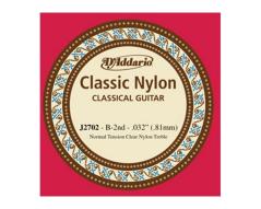 D'ADDARIO J2702 CORDA SFUSA PER CHITARRA CLASSICA TENSIONE NORMALE
