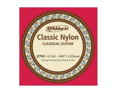 D'ADDARIO J2703 CORDA SFUSA PER CHITARRA CLASSICA TENSIONE NORMALE