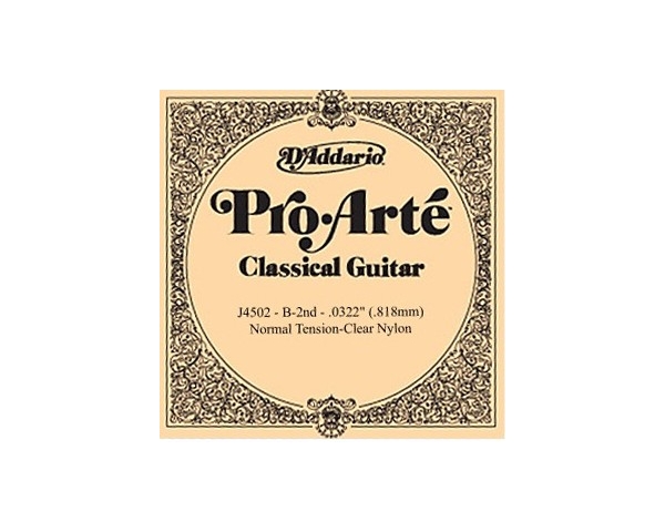 D'ADDARIO J 4502 CORDA SINGOLA CHITARRA CLASSICA TENSIONE NORMALE