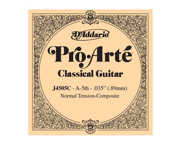 D'ADDARIO J 4505 CORDA SINGOLA CHITARRA CLASSICA TENSIONE NORMALE