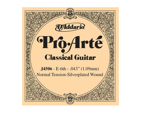 D'ADDARIO J 4506 CORDA SINGOLA CHITARRA CLASSICA TENSIONE NORMALE