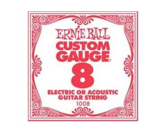 ERNIE BALL ERNIEBALL CUSTOM GAUGE 08 CORDA SFUSA PER CHITARRA ACUSTICA/ELETTRICA