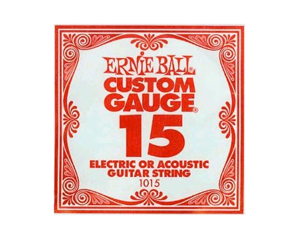 ERNIE BALL ERNIEBALL CUSTOM GAUGE 15 CORDA SFUSA PER CHITARRA ACUSTICA/ELETTRICA