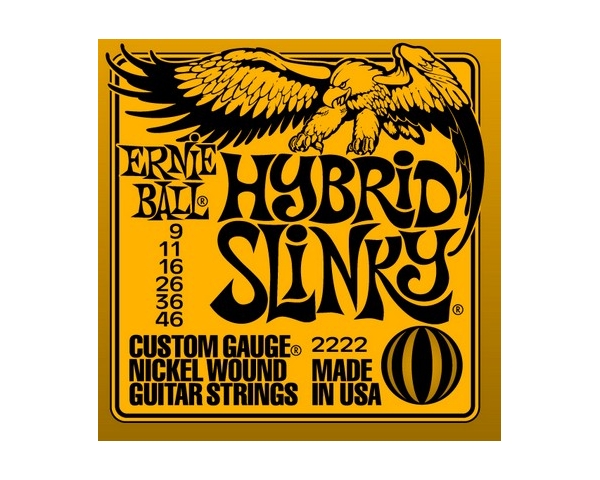 ERNIE BALL HYBRID SLINKY 2222 PER CHITARRA ELETTRICA 09-46