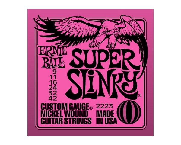ERNIE BALL SUPER SLINKY 2223 MUTA PER CHITARRA ELETTRICA 09-42