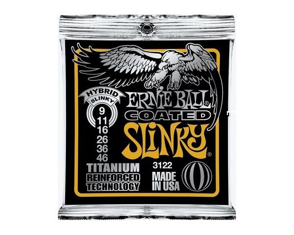 ERNIE BALL ERNIEBALL 3122 COATED HIBRYD SLINKY 9-46 MUTA PER CHITARRA ELETTRICA