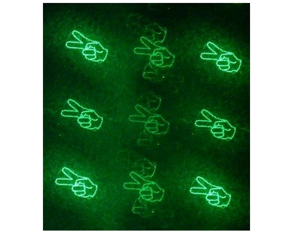 GHOST MINI FIRE GOBO LASER ROSSO 100mW + VERDE 50mW + TREPPIEDE + STAFFA A PARETE + ALIMENTATORE