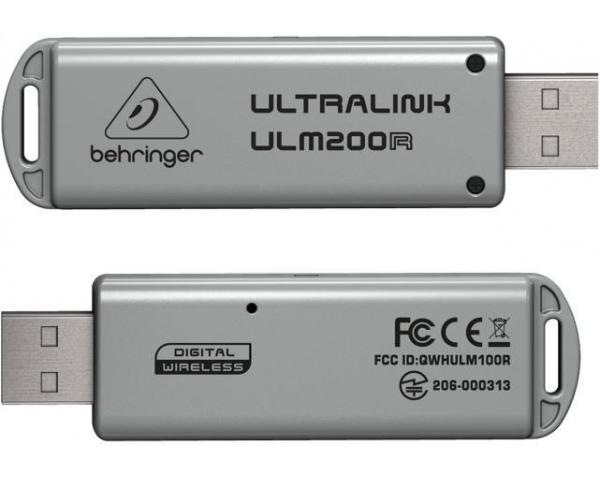 Behringer  ULM202-USB ULTRALINK DOPPIO MICROFONO PALMARE A MANO 2.4 GHZ + PRATICO RICEVITORE USB X MIXER XENYX Q/QX/CASSE WIRELE