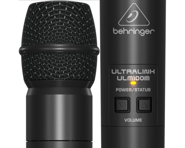 Behringer  ULM202-USB ULTRALINK DOPPIO MICROFONO PALMARE A MANO 2.4 GHZ + PRATICO RICEVITORE USB X MIXER XENYX Q/QX/CASSE WIRELE