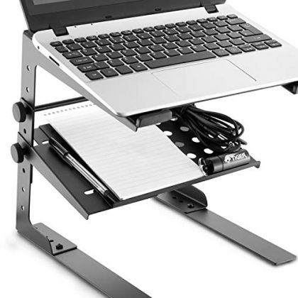 Extreme  DJ LT3 SUPPORTO LAP-TOP PRO DP.R RIPIANO FORATO ALTEZZA E LARGHEZZA REGOLABILI