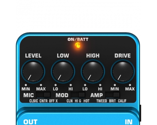 Behringer  TM300 TUBE AMP MODELER PEDALE EFFETTO SIMULATORE AMPLIFICATORI VALVOLARI