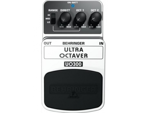 Behringer  UO300 ULTRA OCTAVER PEDALE EFFETTO PER CHITARRA 3 MODE DIRETTO / OTTAVA 1 / OCTAVE 2