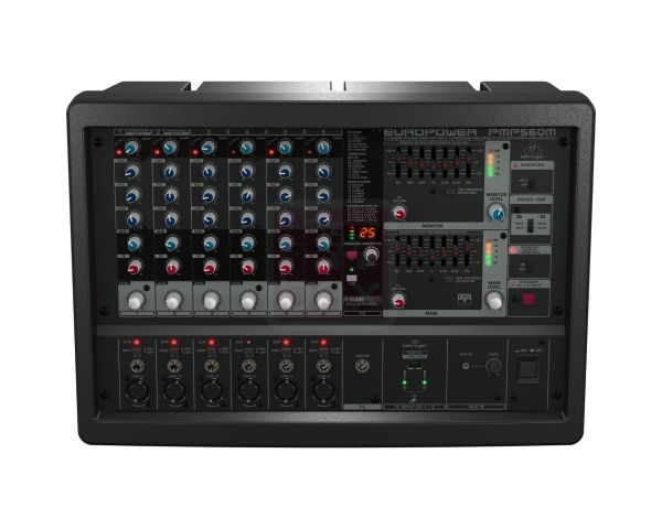 Behringer  PMP560M MIXER ATTIVO 500W 6 CANALI EFFETTI KLARK TEKNIK