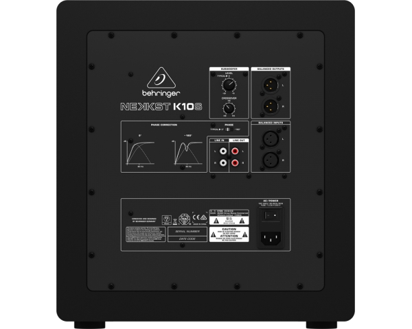 Behringer  NEKKST K10S SUBWOOFER ATTIVO 10â€³ 180 WATT KRK DESIGN