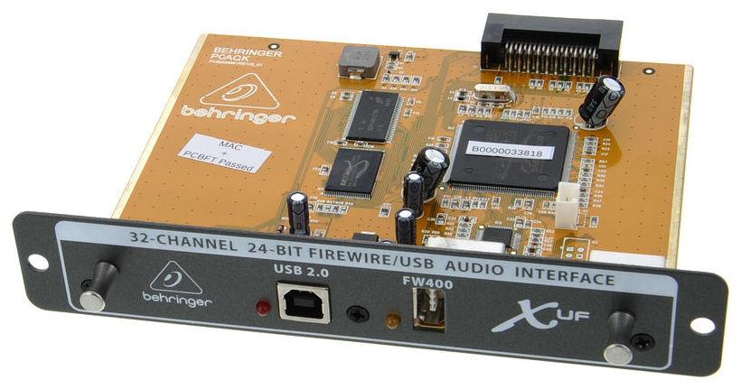 Behringer X-UF INTERFACCIA AUDIO 24 BIT USB 2.0 E FIREWIRE 400 PER MIXER DIGITALE X32