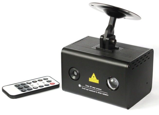 Extreme  WATER WAVE DOPPIO EFFETTO LUCE LED RGB 3x3w INDOOR + LASER RG STELLE GALASSIE + TELECOMANDO REMOTO