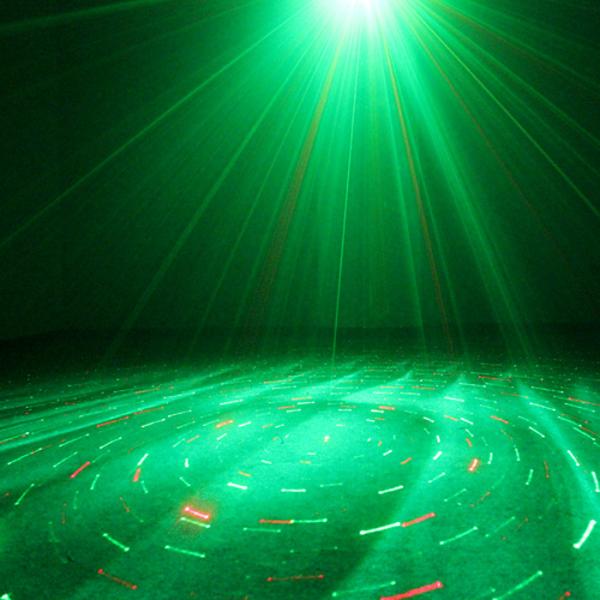 Extreme  WATER WAVE DOPPIO EFFETTO LUCE LED RGB 3x3w INDOOR + LASER RG STELLE GALASSIE + TELECOMANDO REMOTO