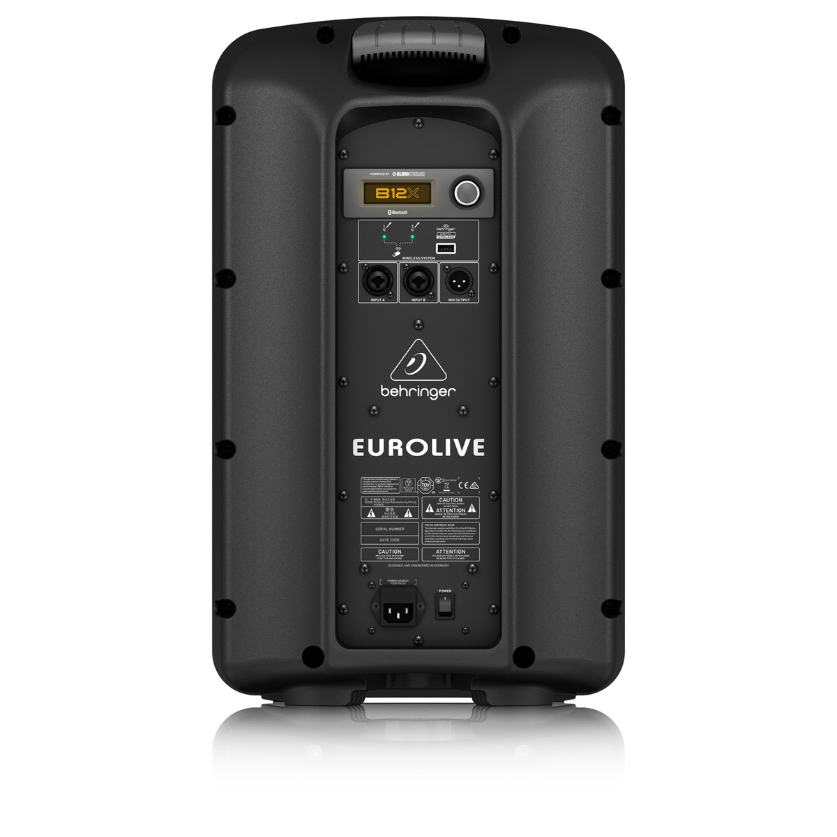 Behringer  B12X CASSA AMPLIFICATA BLUETOOTH WOOFER 12 POLLICI 1000 WATT