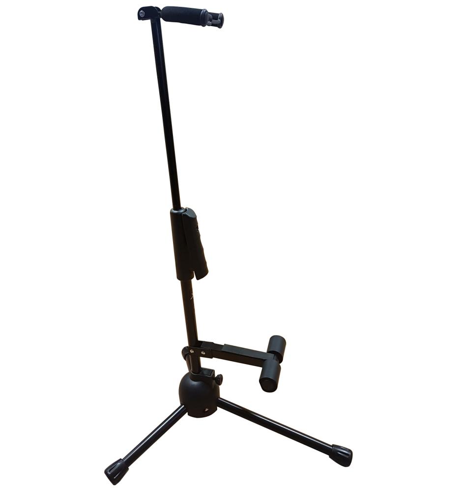 Extreme GS021 SUPPORTO DA TERRA PER CHITARRA CON MECCANISMO AUTOBLOCCANTE ONE HAND IN NYLON E ALLUMINIO