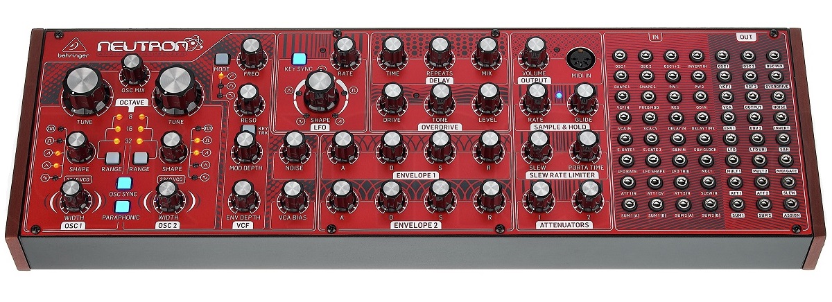 Behringer  NEUTRON SINTETIZZATORE ANALOGICO PARAFONICO MODULARE DESKTOP DOPPIO VCO 3340