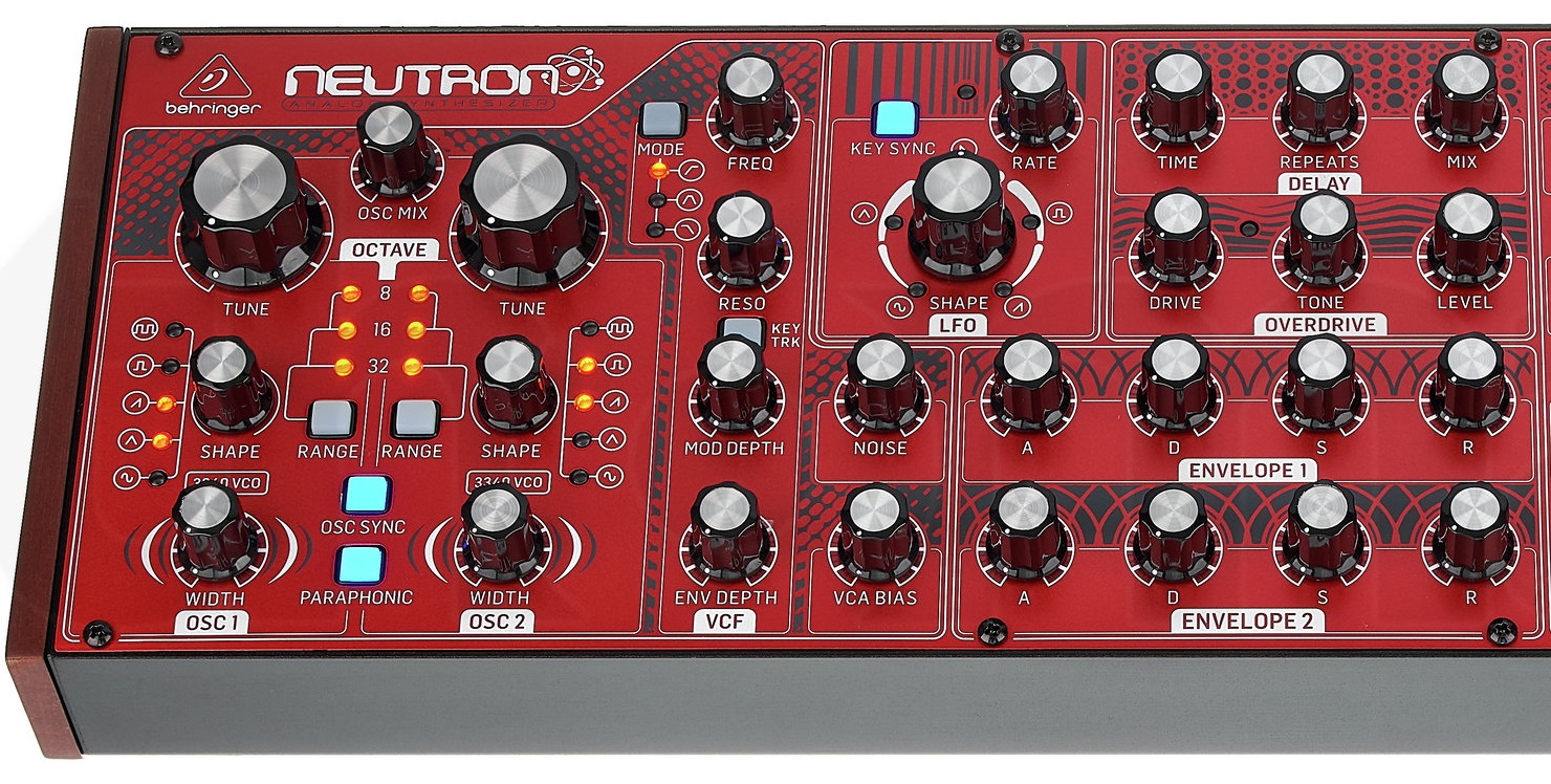 Behringer  NEUTRON SINTETIZZATORE ANALOGICO PARAFONICO MODULARE DESKTOP DOPPIO VCO 3340