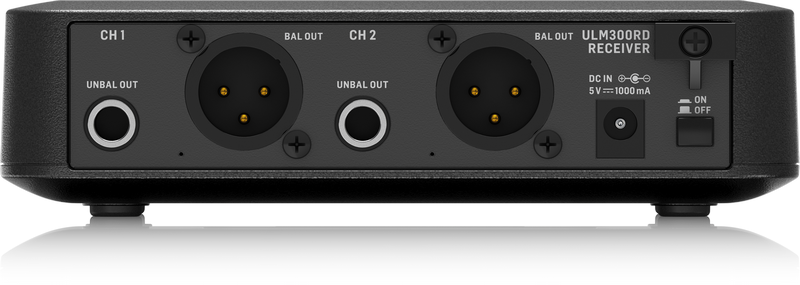 Behringer  ULM302 MIC DOPPIO RADIOMICROFONO PALMARE WIRELESS DIGITALE 2,4 GHz