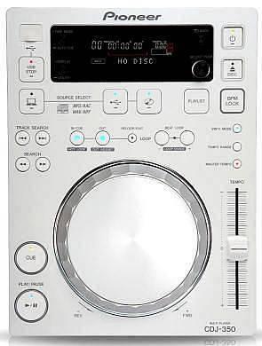 Pioneer dj - CDJ-350 W - cd player - white