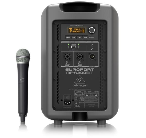 Behringer MPA200BT CASSA ATTIVA + MICROFONO WIRELESS + STREAMING AUDIO BLUETOOTH 200W