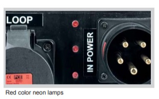 Extreme POWER-BOX QUALITAâ€™ GOMMA BUTILICA VULCANIZZATA SPINA 32A 5P 6 PRESE SCHUKO 16A 3P 230V IP54 LOOP 32A 5P OUT SPIE RETE 