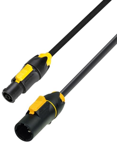 Extreme CAVO ALIMENTAZIONE RETE 1 MT NEUTRIK POWERCON TRUE-1 20A DA NAC3FX-W A NAC3MX-W POWER-LINK-CORD ISOLAMENTO NEOPRENE H07R