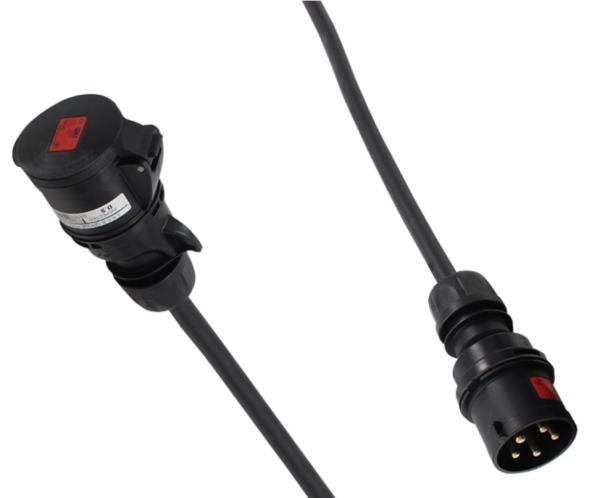 Extreme PROLUNGA ALIMENTAZIONE CEE 32A 3PH+N+E IP44 5POLI 415V 20 METRI SPINA PCE 025-6XS CAVO NEOPRENE/H07RN-F 5X6MM2 PRESA FEM