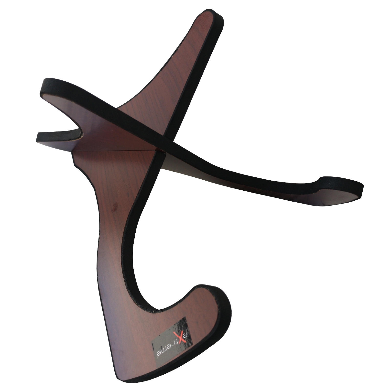 Extreme  US-1 STAND DA TERRA PER UKULELE IN LEGNO SMONTABILE IN DUE PARTI CON FINITURA IN MOQUETTE