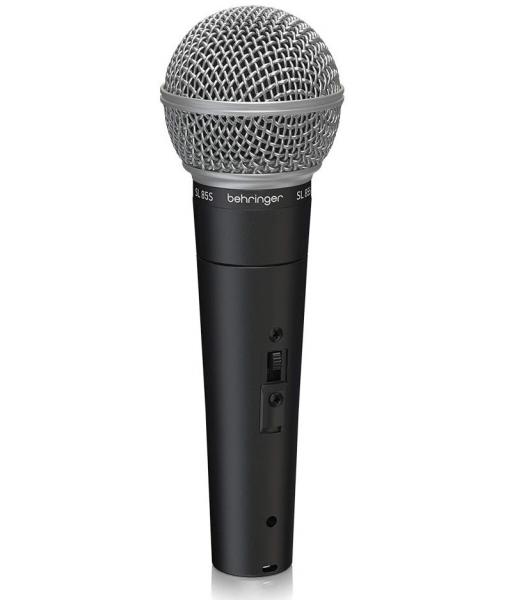 Behringer SL85S MICROFONO DINAMICO CARDIOIDE SWITCH ON-OFF + CASE PER VOCE E HOME RECORDING