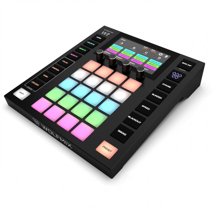 WOLFMIX W1 MK2 CONTROLLER LUCI DMX MIXER