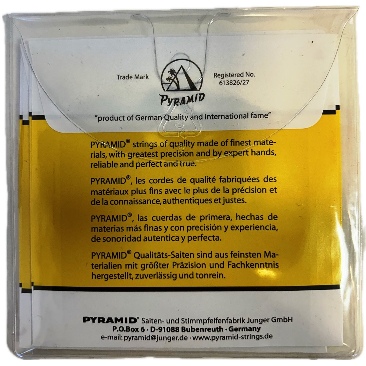 PYRAMID 681/3 MUTA DI 3 CORDE PER ALTO B