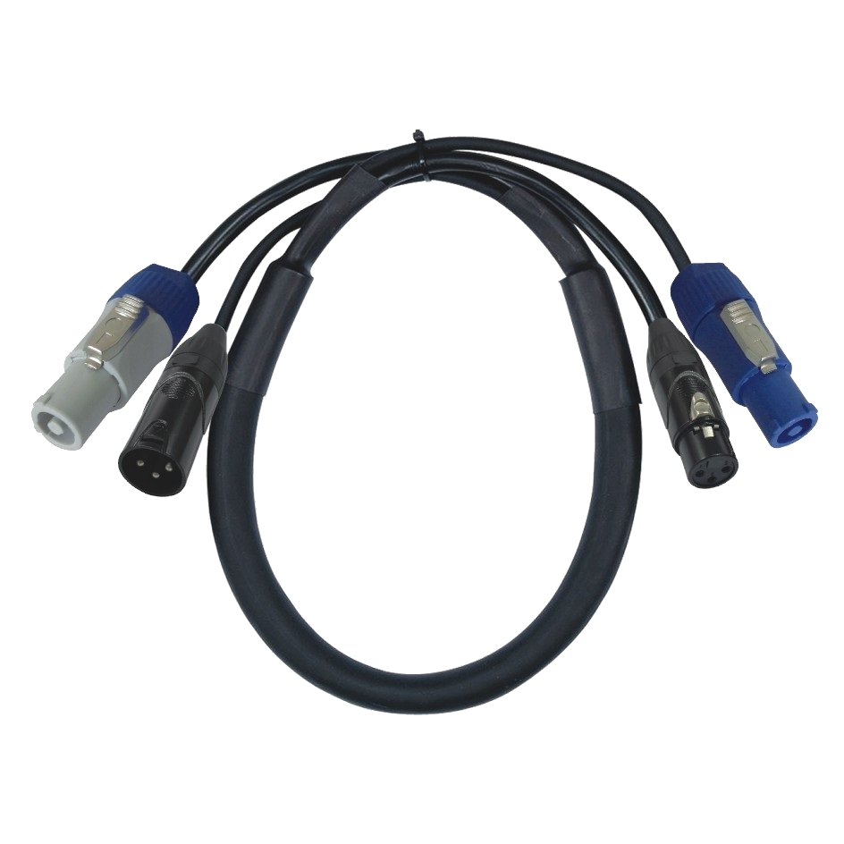 EXTREME PD001/1.5M CAVO DMX + POWER 1.5M