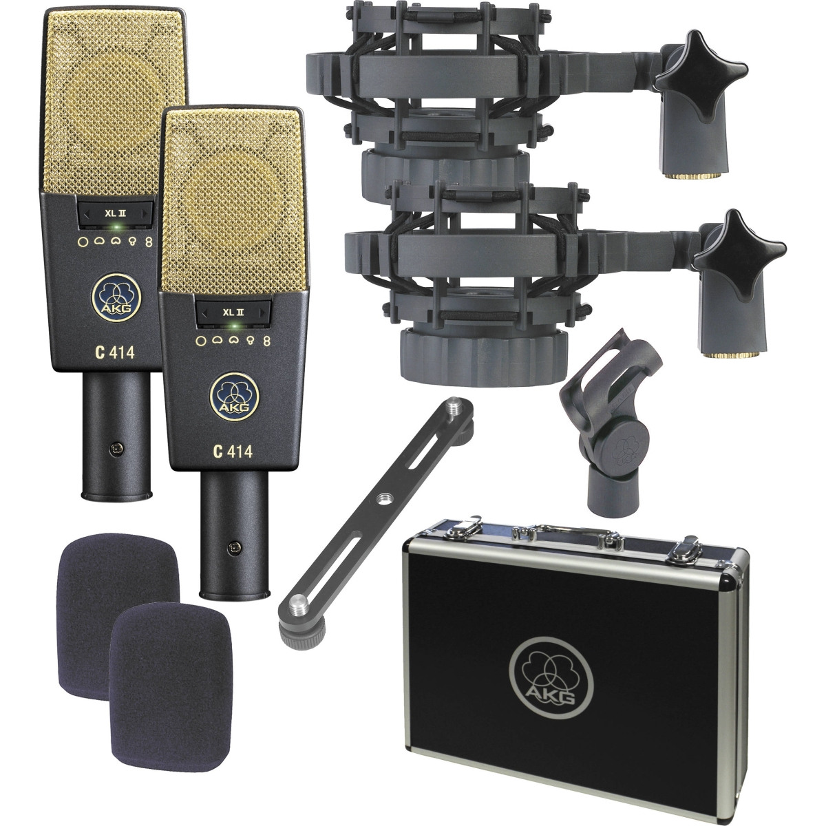 AKG C414XLS ST COPPIA MICROFONI A CONDEN