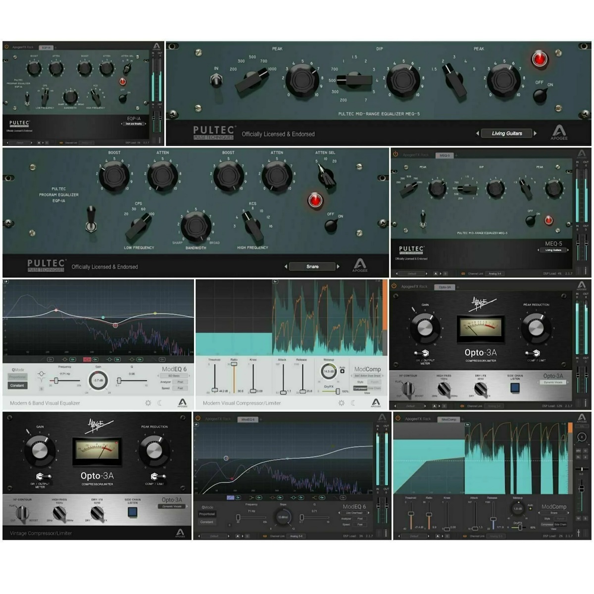 APOGEE FX RACK BUNDLE PLUGIN ( DOWNLOAD)