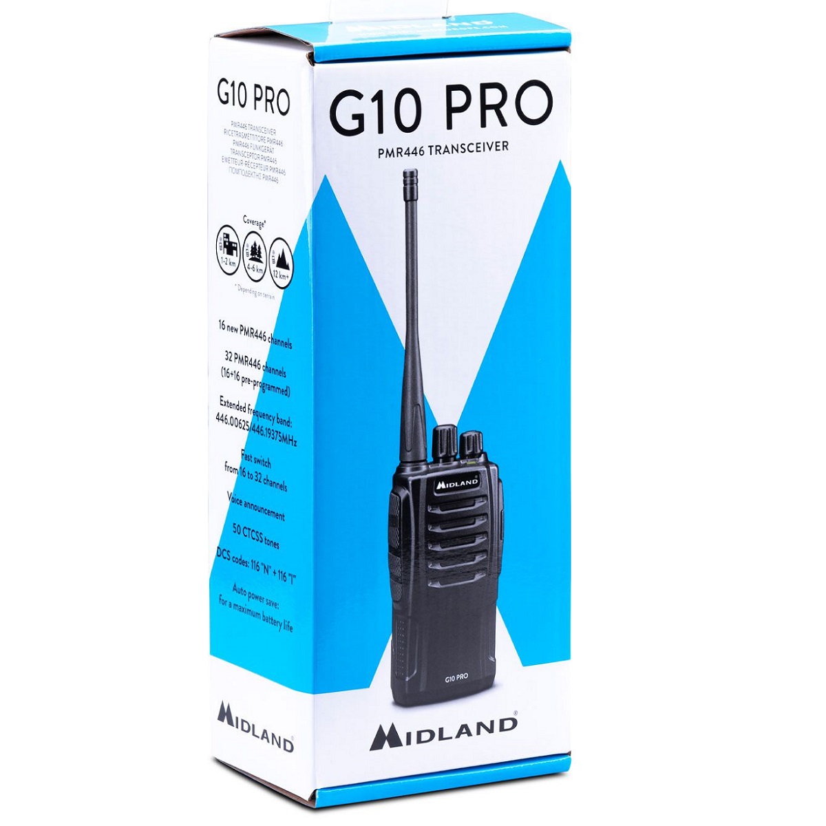 MIDLAND G10 PRO WALKIE TALKIE C1107.04 E